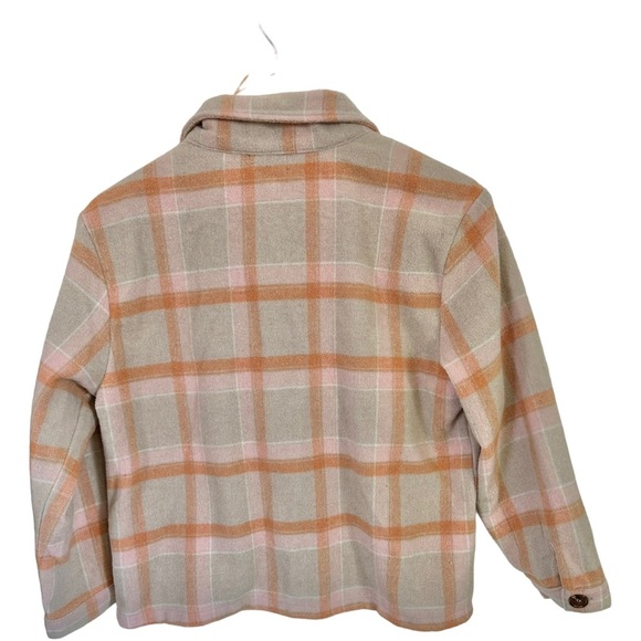 The Mandalorian Plaid Grogu Flannel Jacket / Shacket Button Down Size XL 14/16 - Picture 10 of 15